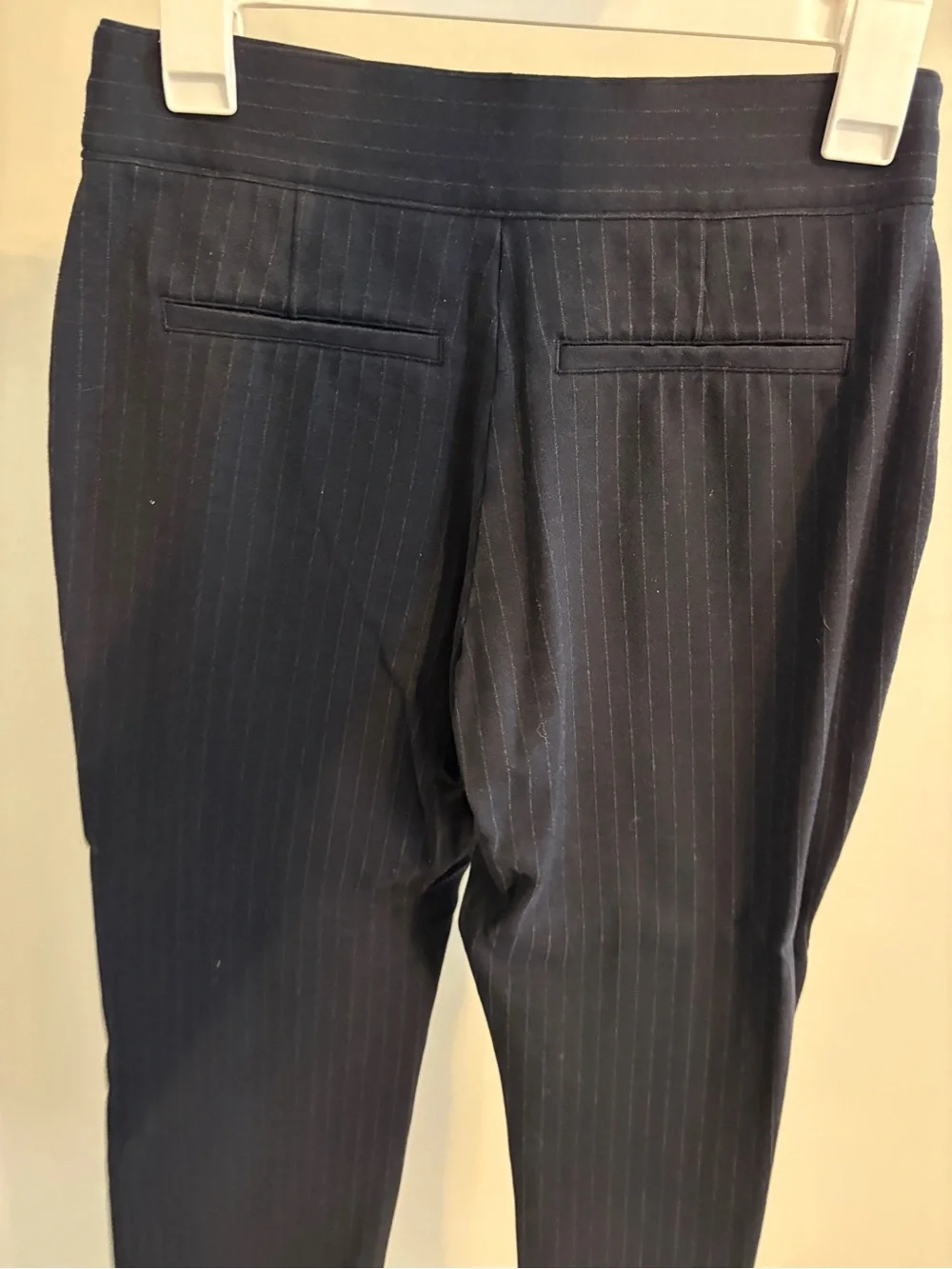Spanx women’s perfect pant Navy Pinstripe Dress Pants